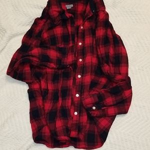 Red and black checkered flannel